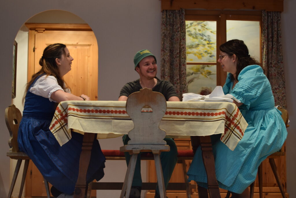 Schnappschuss bei unserem Probensonntag - Der verliebte Großvater